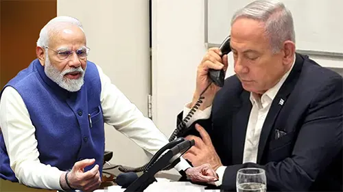 মোদিকে ফোন নেতানিয়াহুর: গাজা শান্তি পরিকল্পনা দ্রুত বাস্তবায়নে ভারতের সমর্থন ঘোষণা